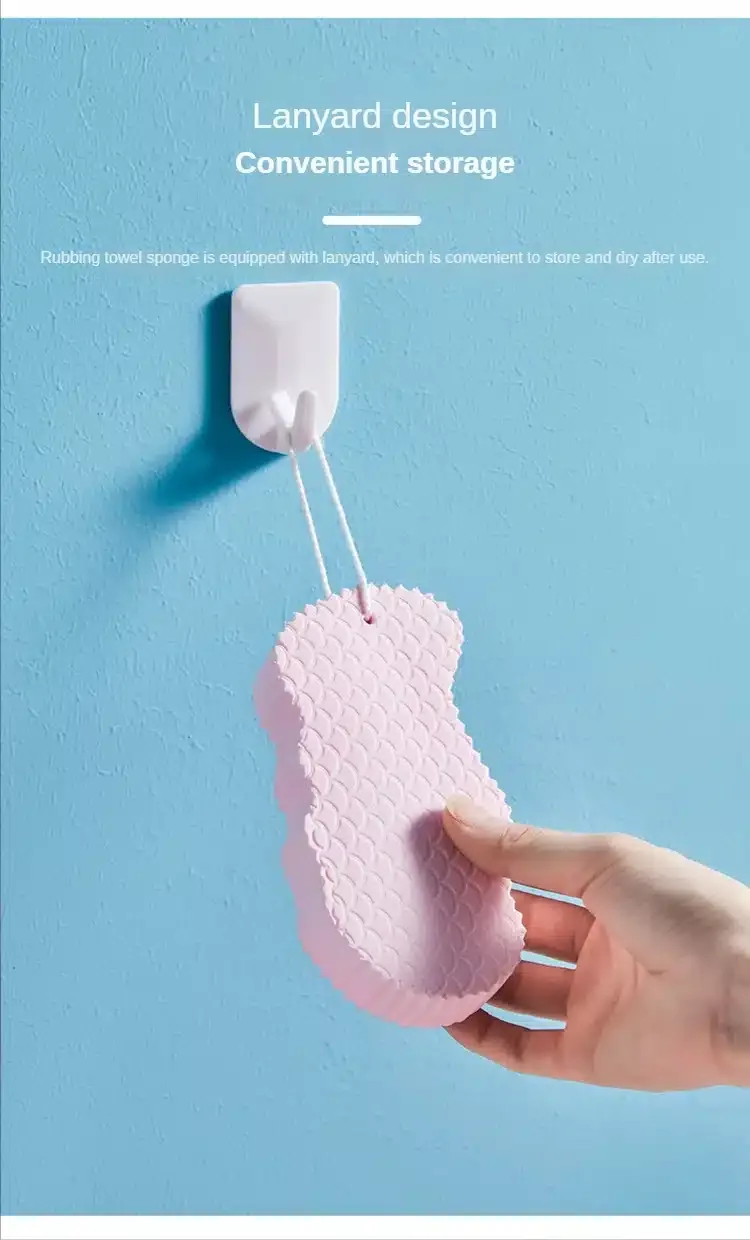 Exfoliation en douceur avec éponge haute densité