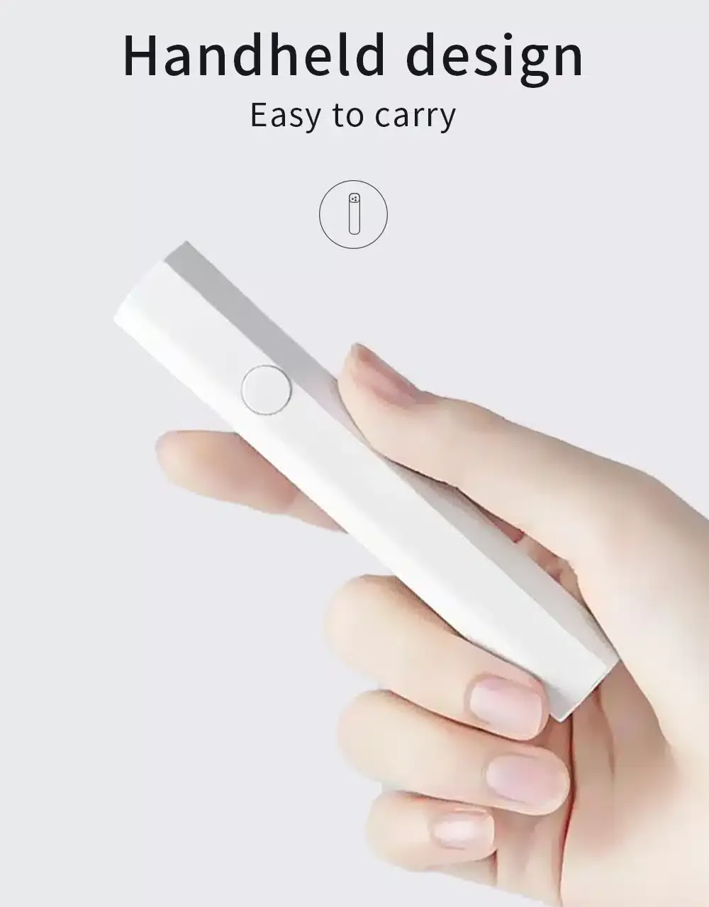 Lampe UV portable pour manucure maison