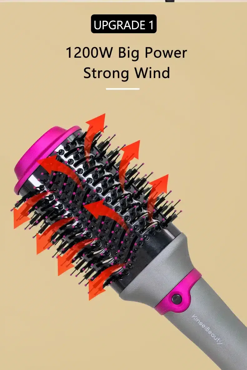 Brosse soufflante - Sèche-cheveux ionique