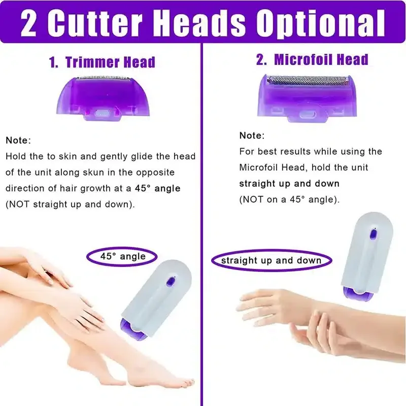 Épilateur doux visage et corps